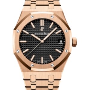 오데마피게 로얄오크 Selfwinding 41mm 15510OR.OO.1320OR.04 Full Rose Gold Black Dial[APS]