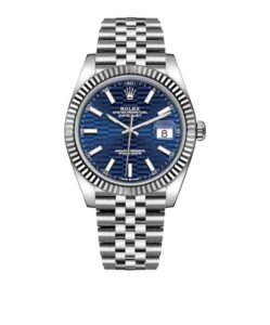 롤렉스 데이저스트 41mm 126334-0032  Full 904L Fluted Motif Blue Dial Jubilee[CLEAN]