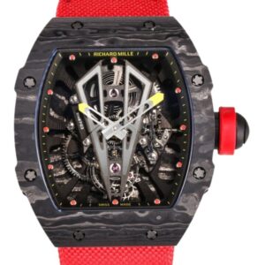 리차드밀 RM27-03 40mm 'Tourbillon' Black Carbon Case Textile Strap Skeletonized Dial[BBR]