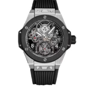 위블로 빅뱅 Tourbillon 45mm 429.NM.0170.RX.YOS Titanium Rubber Strap Arabic Numerals Skeletonized Dial[HB]