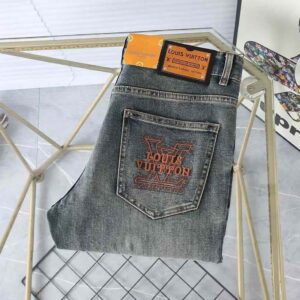 [국내배송]루이비통 [ L.V ] 수입 오렌지탭 스판 데님 팬츠