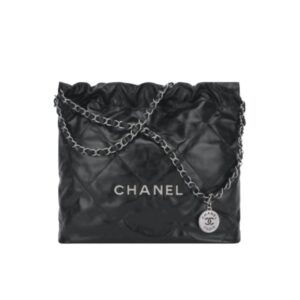 [프리미엄/해외배송]샤넬 22백 스몰 핸드백(블랙/은장/램스킨)