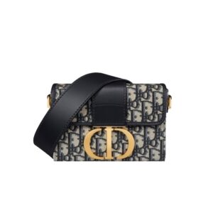 [탑티어/해외배송]디올 30 몽테뉴 박스 백(블루/오블리크 자카드)