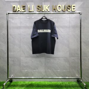 [국내배송]발망 금장버튼 로고 반팔 티셔츠