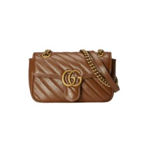 [프리미엄/해외배송]구찌 GG 마몽 미니 숄더백(브라운)