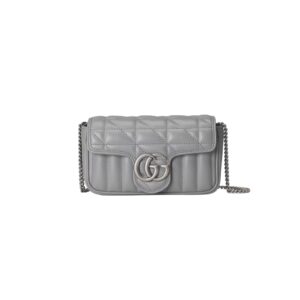 [프리미엄/해외배송]구찌 GG 마몽 수퍼 미니백(그레이)