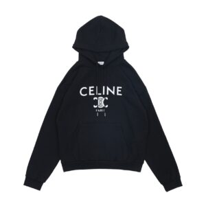 [국내배송]셀린느 코튼플리스후즈 파리트리옴페 후드(블랙)