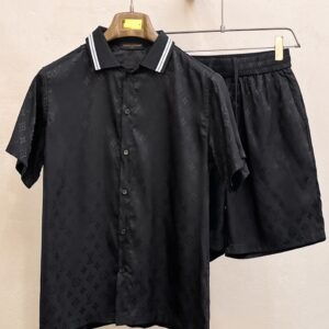 [국내배송]루이비통 무아레 자카드 셔츠 & 팬츠 세트