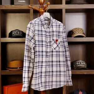 [국내배송]아미 시그니쳐 클래식 체크 셔츠