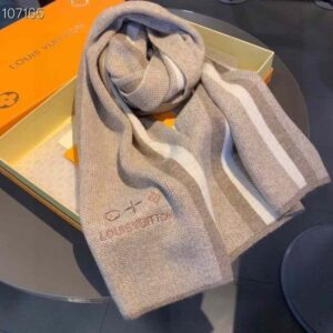 [국내배송]루이비통 자수 울 머플러