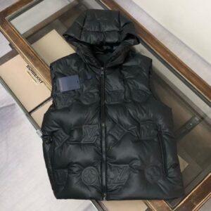 [국내배송]루이비통 모노그램 후디스 다운 패딩 조끼