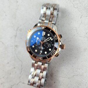 [국내배송]오메가 코액시얼 씨마스터 다이버300M 블랙다이얼 로즈골드콤비