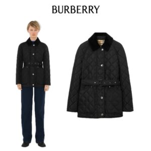 [국내배송]버버리 퀄팅 나일론 반자켓(블랙)