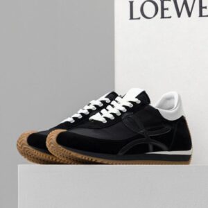 [국내배송]로예배 [Loewe] 수입고급 로에베 나일론 앤 스웨이드 플로우 러너 블랙