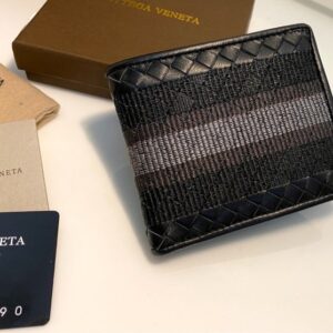 [국내배송]보테가 베네타 스트라이프 남성 반지갑