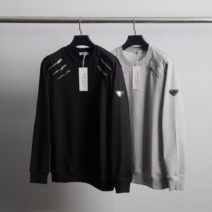 [국내배송]프라다 어깨지퍼 맨투맨