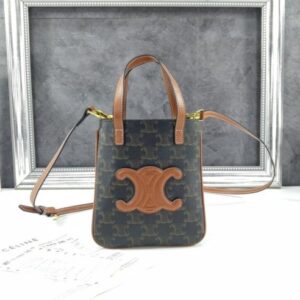 [국내배송]셀린느 마이크로 카바스 트리옹프 캔버스 & 카프스킨