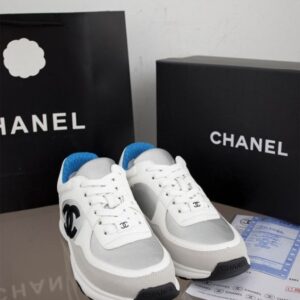 [국내배송]샤넬 [Chanel] 수입고급 샤넬 CC로고 레이스업 스니커즈