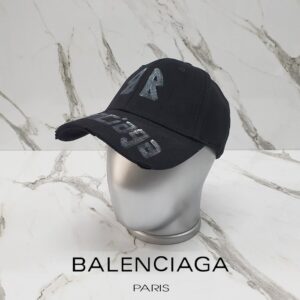 [국내배송]발렌시아가 빈티지 BB 로고 볼캡