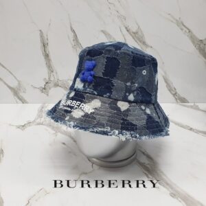 [국내배송]버버리 데님 빈티지 버킷햇