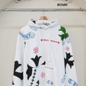 [국내배송]크롬하츠 남성 스텐실 멀티 크로스 풀오버 후디