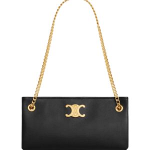 [프리미엄/해외배송]셀린느 뉴스페이퍼 체인 백 미디움(블랙)