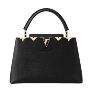 [프리미엄/해외배송]루이비통 카퓌신 MM(블랙/금장)