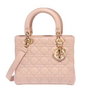 [탑티어/해외배송]디올 레이디 디올 미디엄 백(파우더 핑크/까나쥬/램스킨)