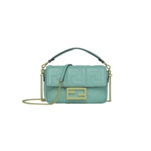 [프리미엄/해외배송]펜디 바게트 백 미니 FF(민트 그린)