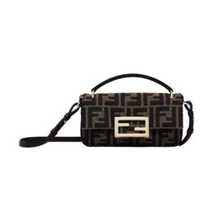 [프리미엄/해외배송]펜디 바게트 폰 파우치(브라운/자카드)