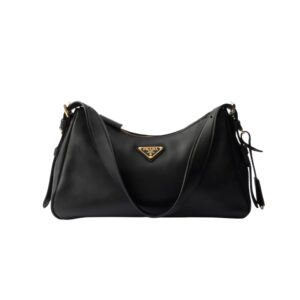 [프리미엄/해외배송]프라다 에메 레더 미디엄 숄더백(블랙)