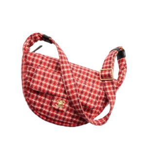 [프리미엄/해외배송]샤넬 코코네쥬 크로스백(레드/금장/트위드)