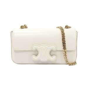 [프리미엄/해외배송]셀린느 퀴르 트리옹프 체인 숄더백(화이트)