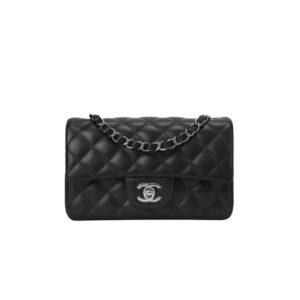 [프리미엄/해외배송]샤넬 클래식 플랩 백 미니(블랙/은장/램스킨)