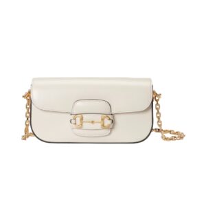 [프리미엄/해외배송]구찌 홀스빗 1955 체인 스몰 숄더백(화이트)